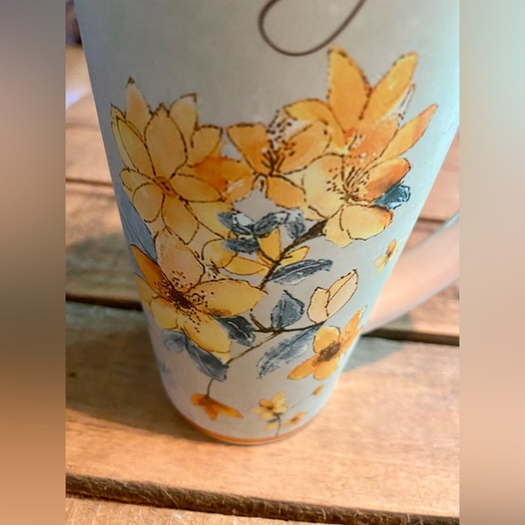 🔥2008 Pavilion Gift Company Bonita Family 09030 Floral tall Ceramic Mug🔥 NEW - Picture 4 of 9